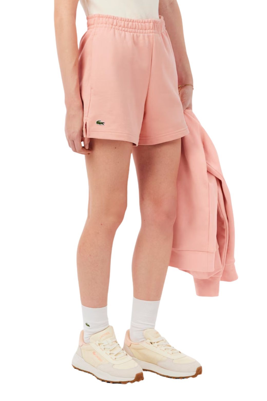 Shorts Lacoste Felpa Rosa