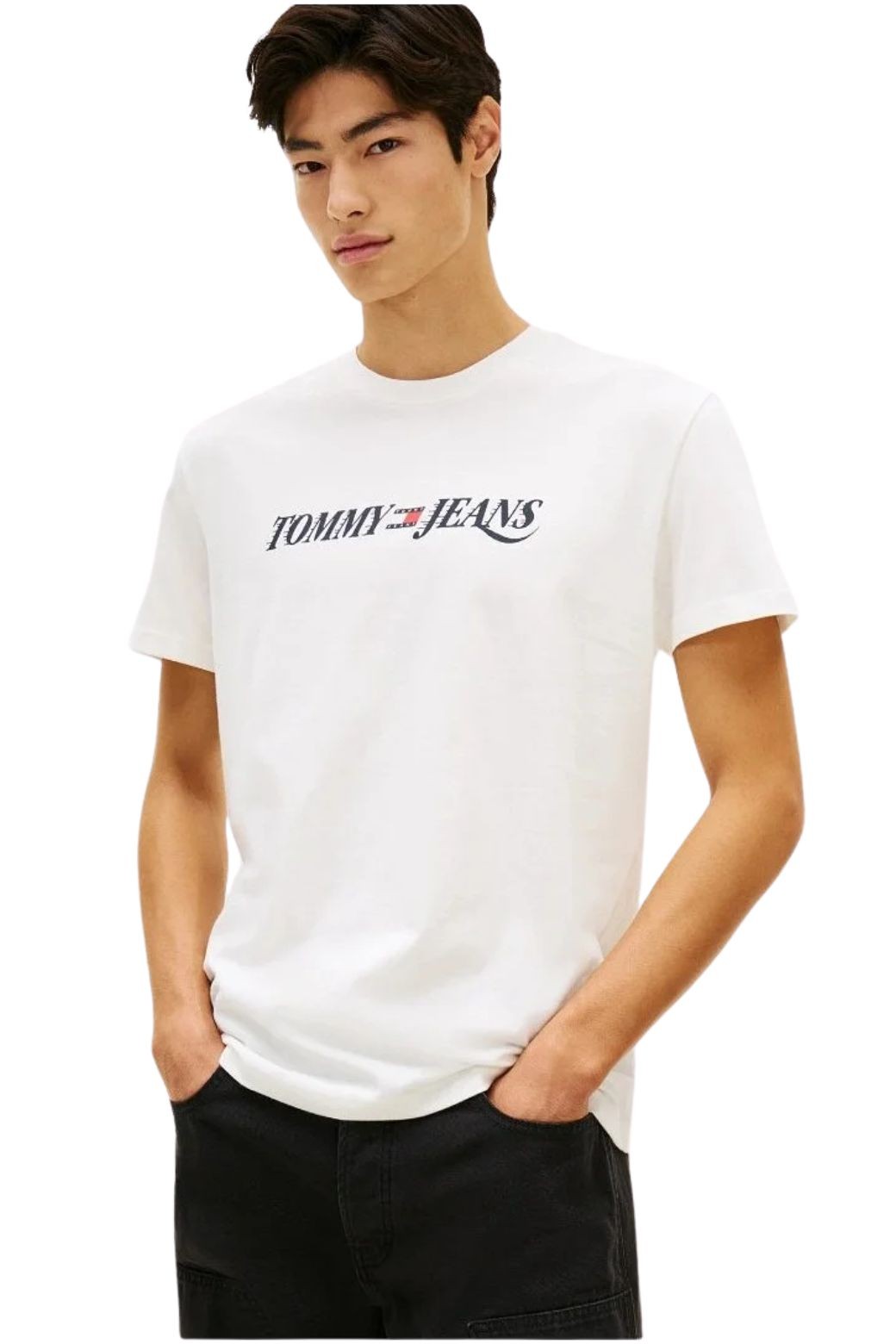 Camiseta Tommy Jeans Regular Vintage Blanca