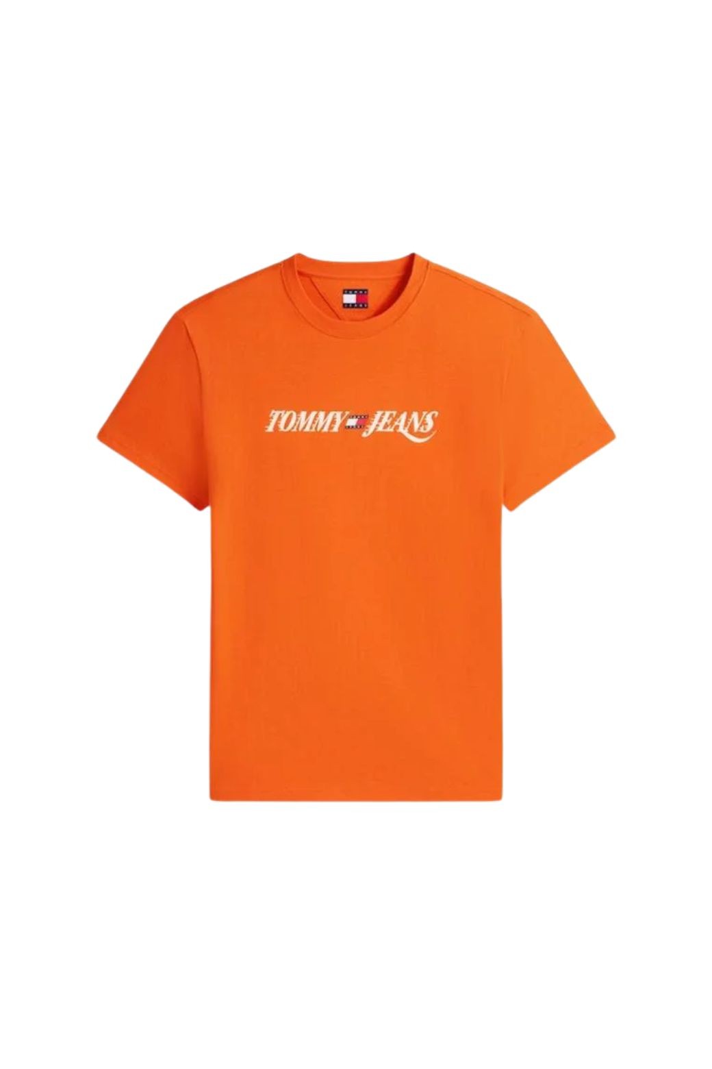 Camiseta Tommy Jeans Regular Vintage Naranja