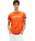 Camiseta Tommy Jeans Regular Vintage Naranja