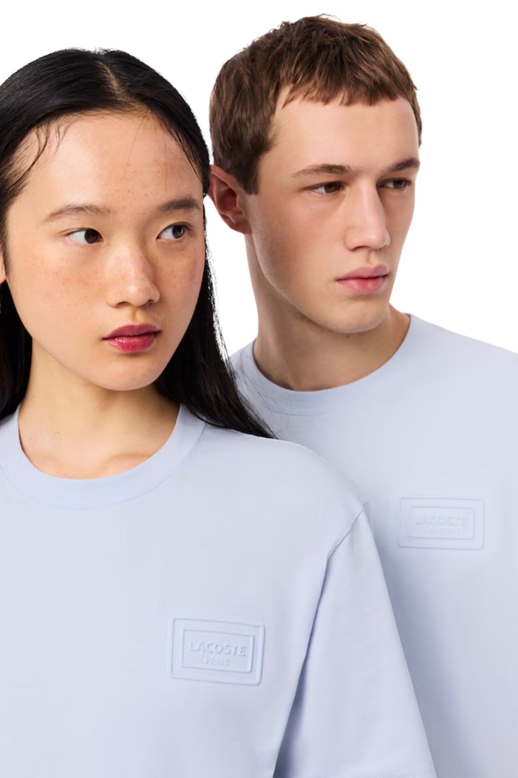 Camiseta Lacoste Relieve Azul