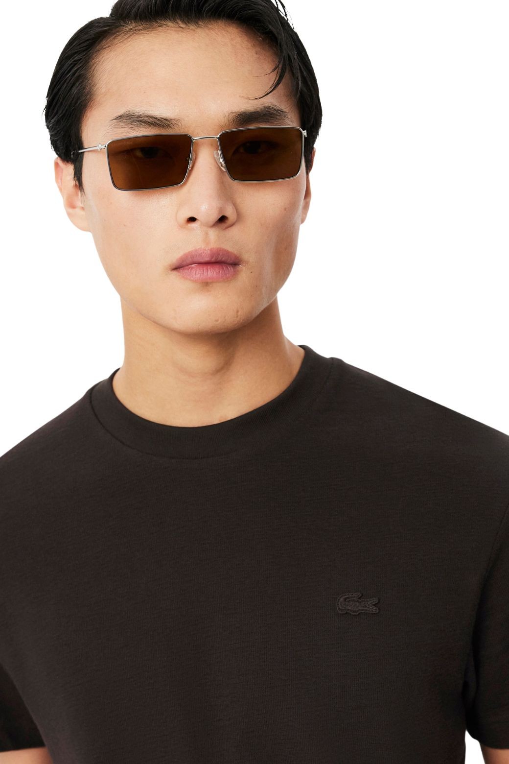Camiseta Lacoste Punto Marron