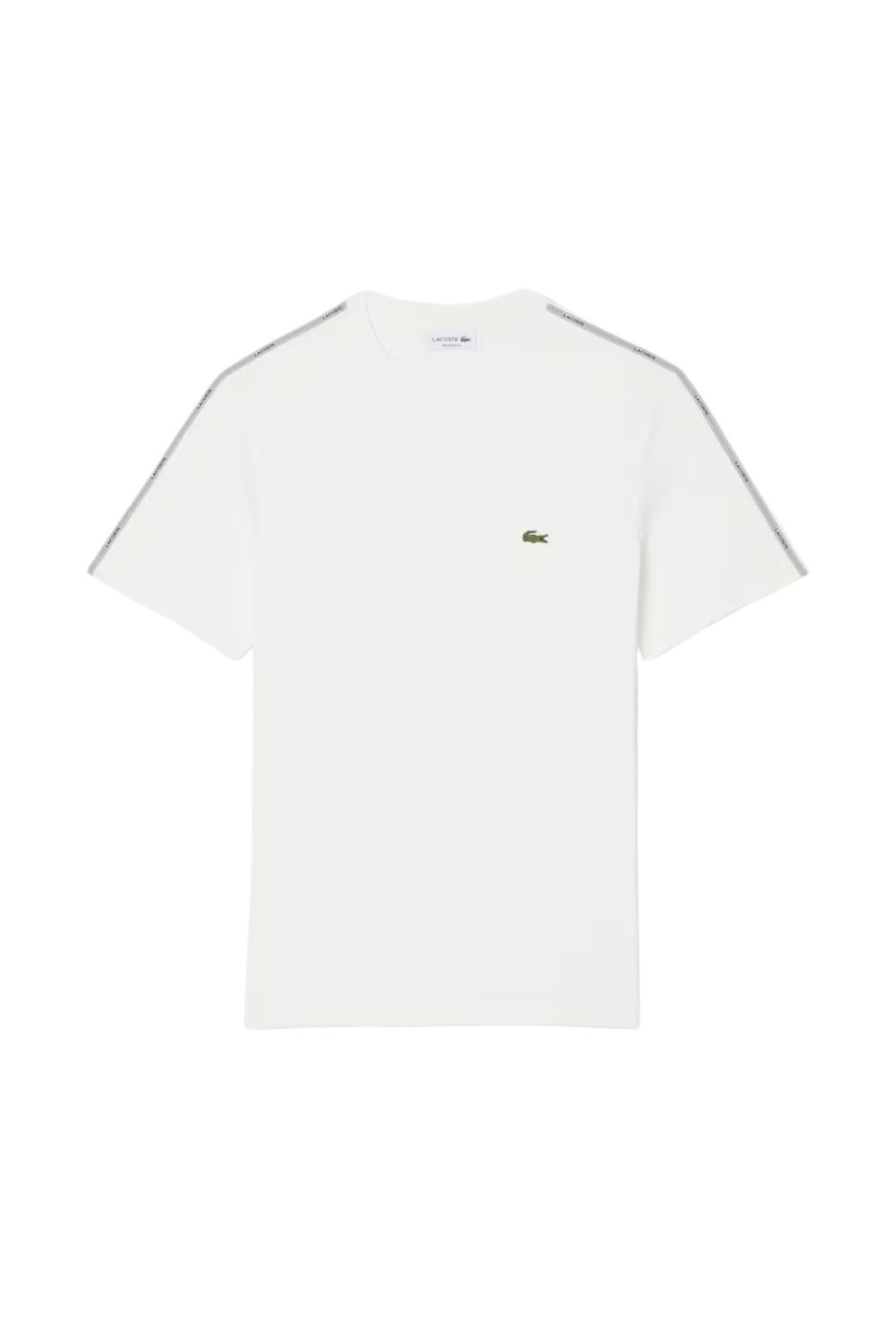 Camiseta Lacoste Franjas Blanca