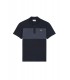 Polo Lacoste Colorblock Negro