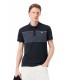 Polo Lacoste Colorblock Negro