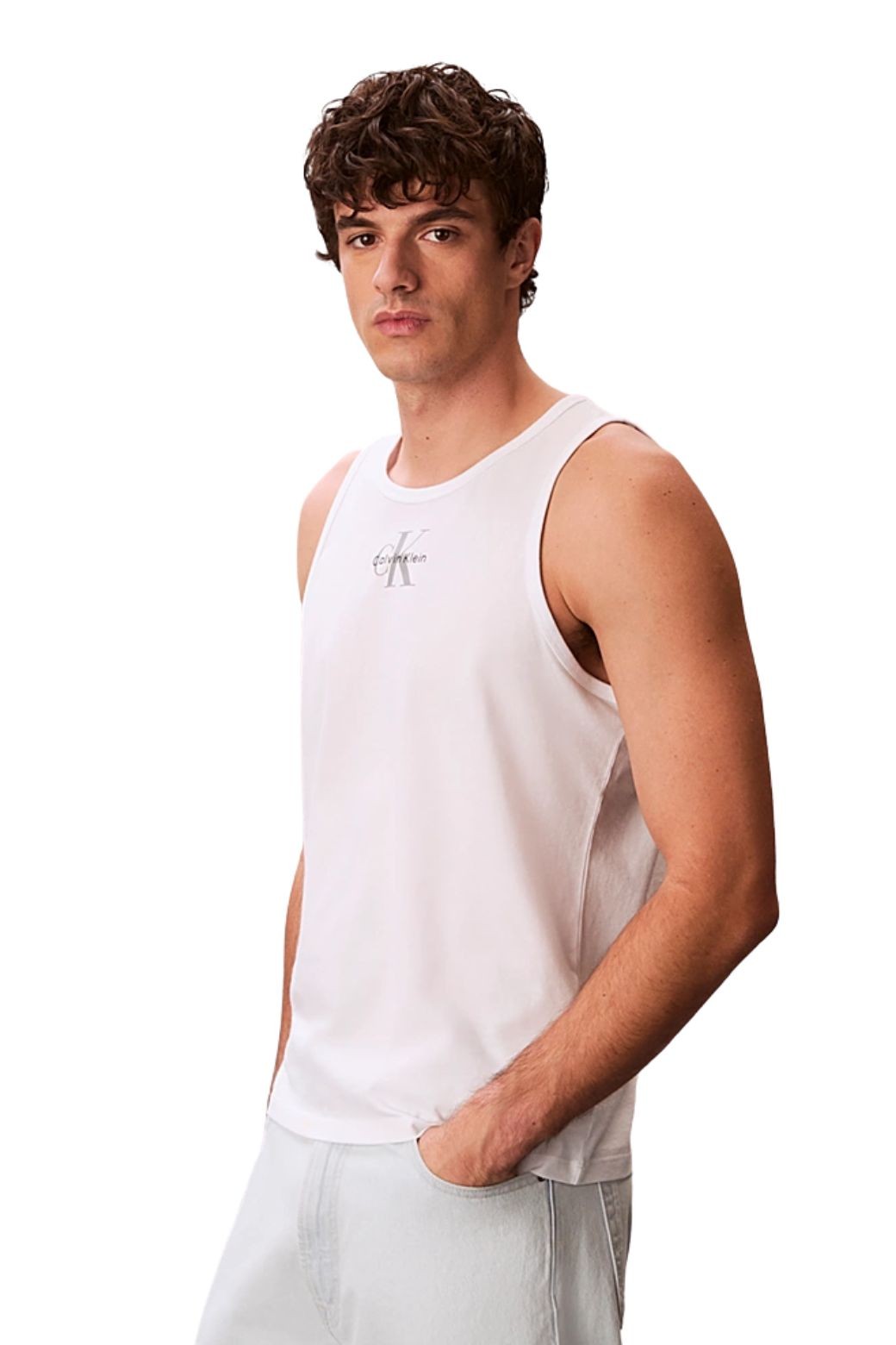 Camiseta Calvin Klein Tirantes Blanca