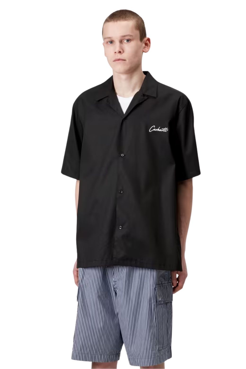Camisa Carhartt WIP S/S Delray Negra