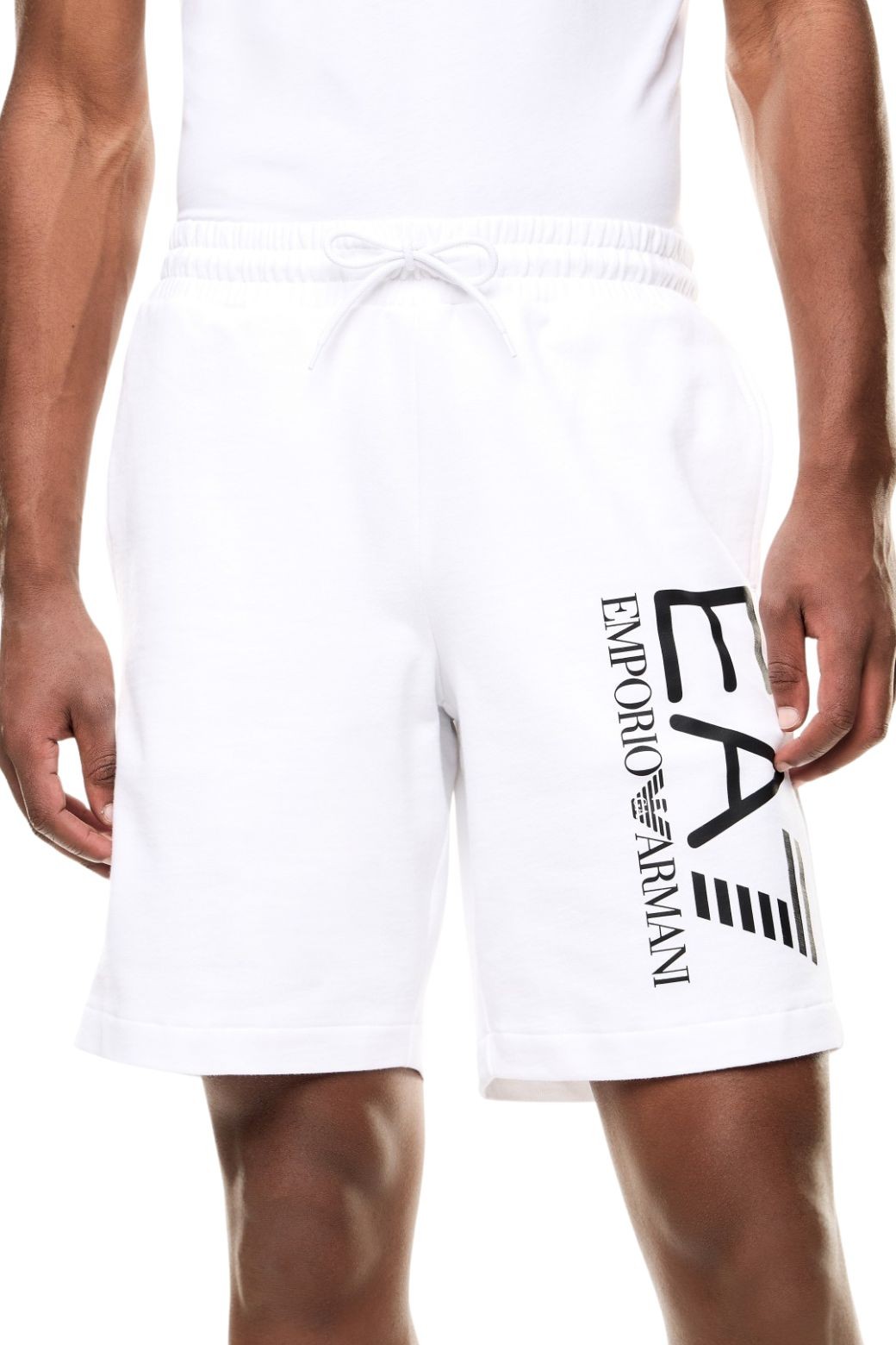 Bermuda EA7 Emporio Armani Big Logo Blanca