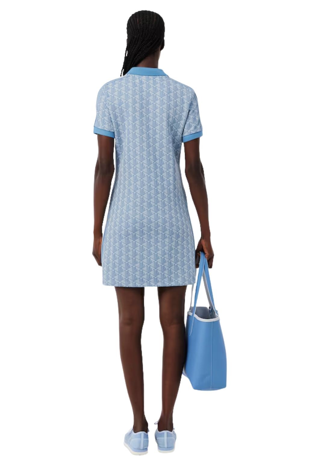 Vestido Lacoste Monograma Azul