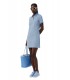 Vestido Lacoste Monograma Azul