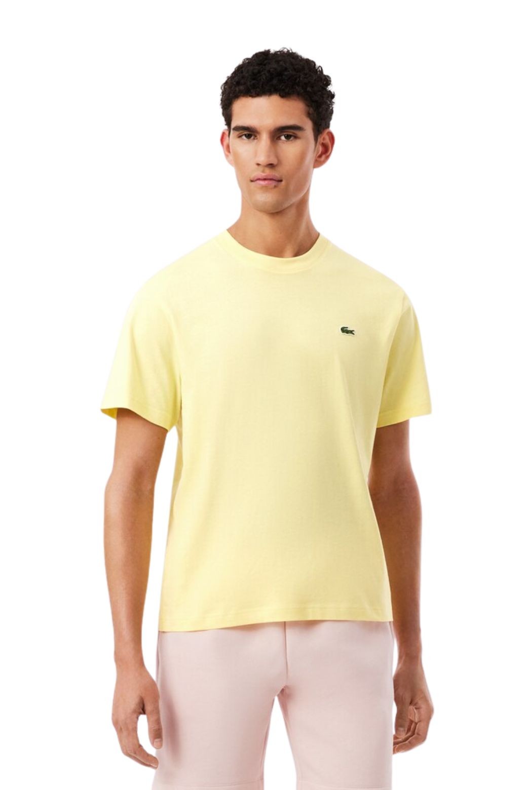 Camiseta Lacoste Basic Amarilla