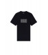Camiseta Armani Exchange Square Logo Negra