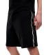 Shorts EA7 Emporio Armani Franjas Negro