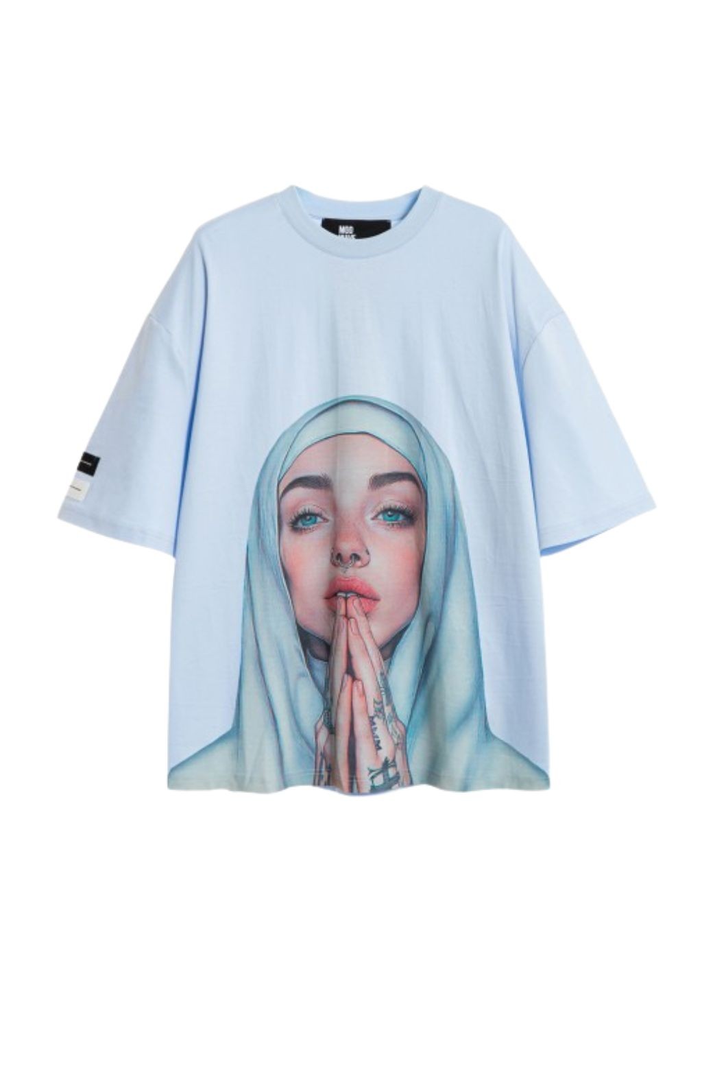 Camiseta MWM Faces Print Azul