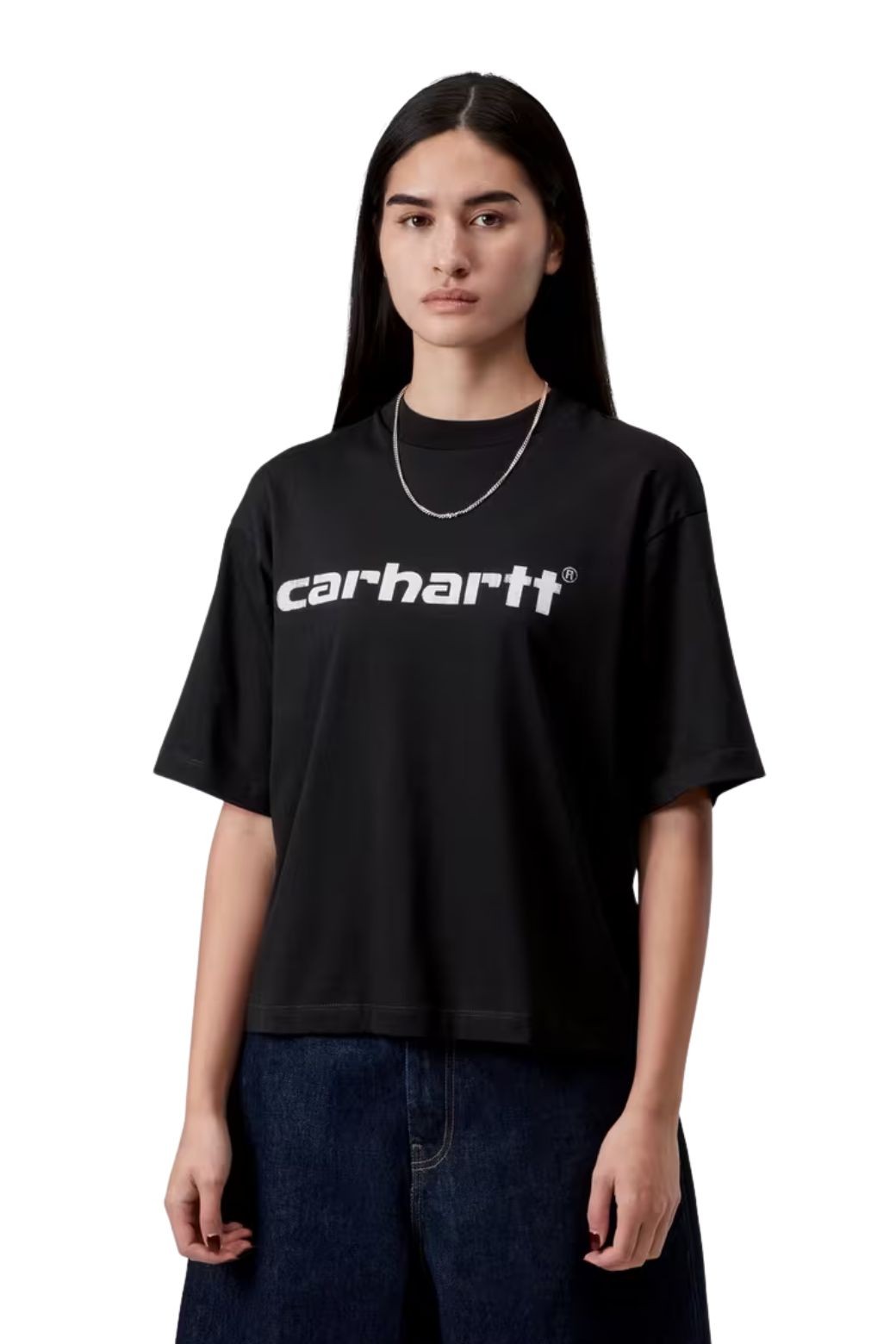 Camiseta Carhartt WIP Archive Script Negra