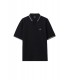 Polo Armani Exchange Ribbed Negro