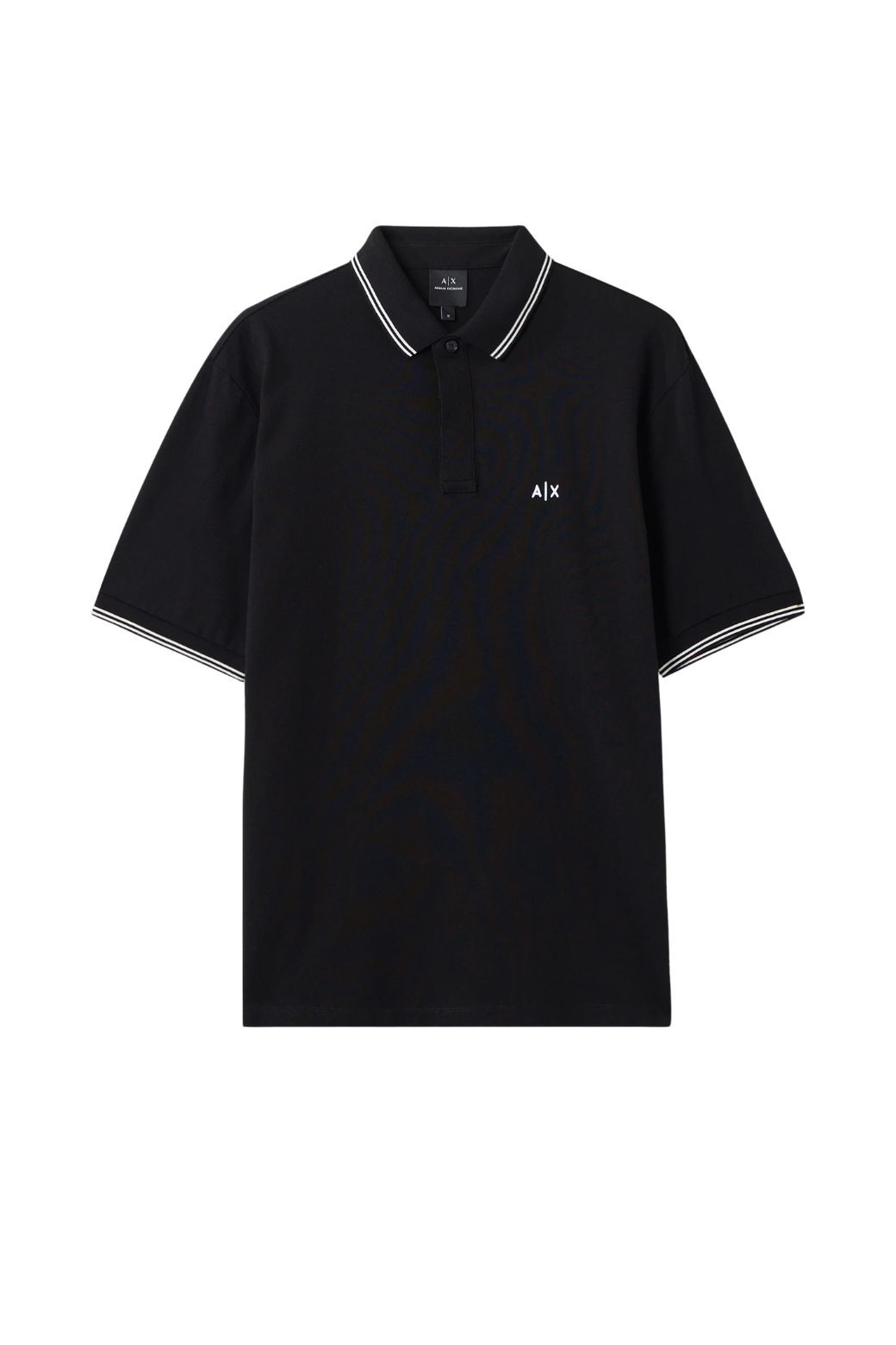 Polo Armani Exchange Ribbed Negro