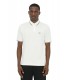 Polo Armani Exchange Ribbed Blanco