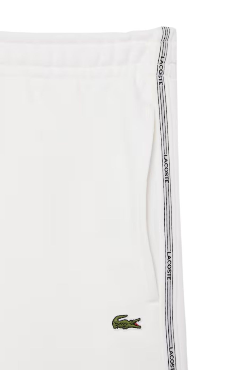 Bermuda Lacoste Franjas Blanca