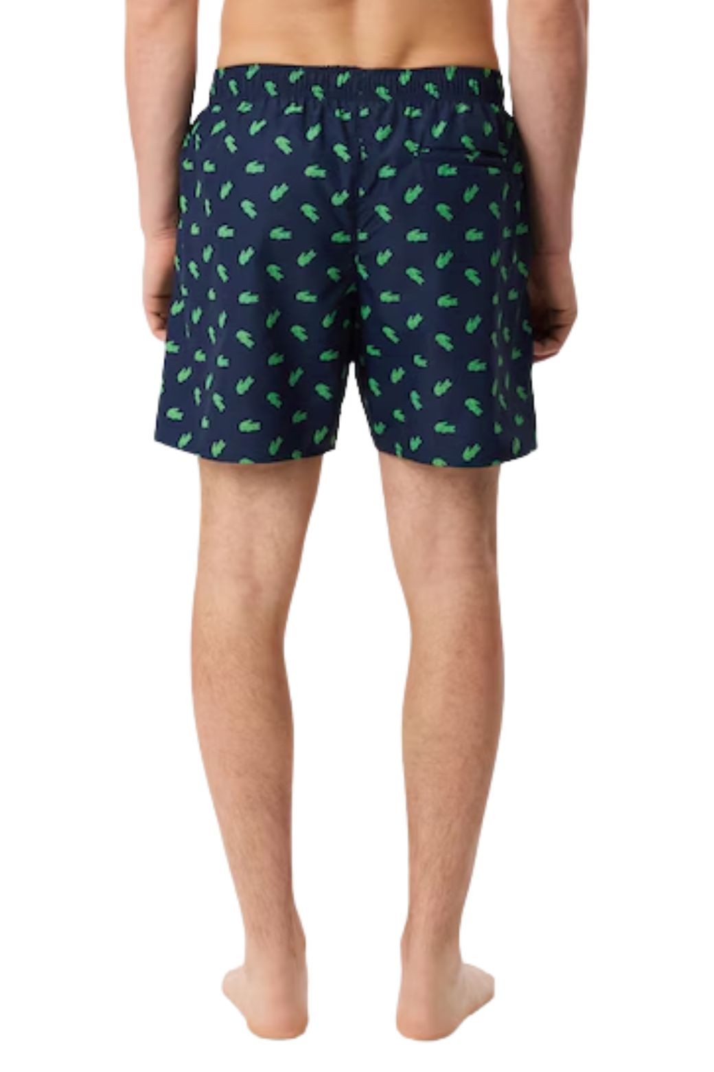 Bañador Lacoste Multilogo Azul Marino