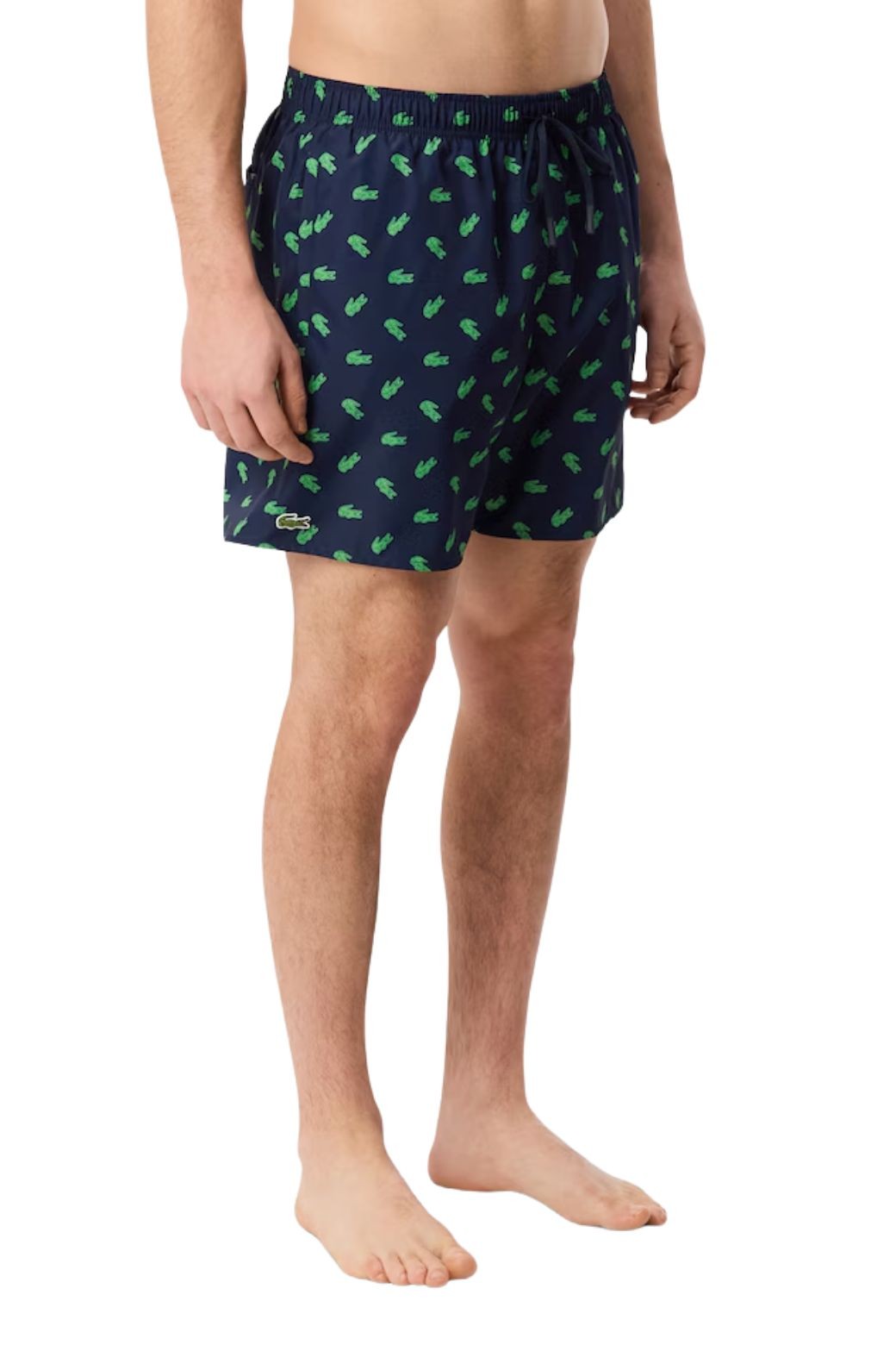Bañador Lacoste Multilogo Azul Marino