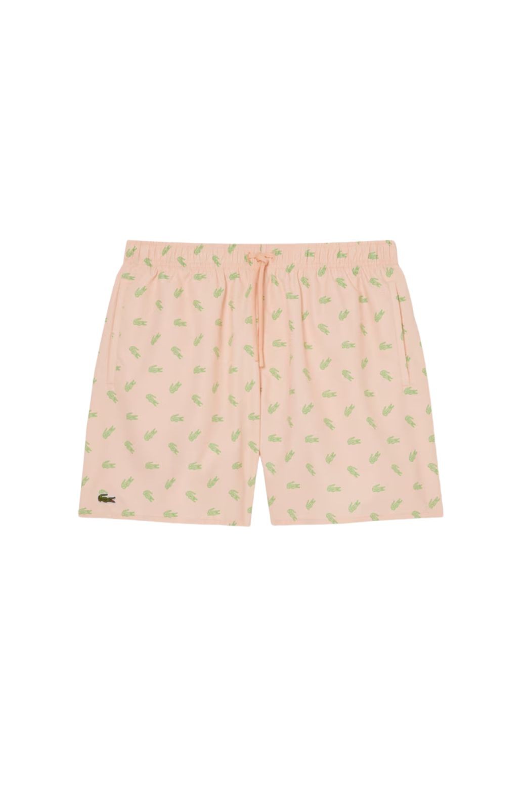 Bañador Lacoste Multilogo Naranja