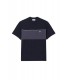 Camiseta Lacoste Colorblock Negra y Gris