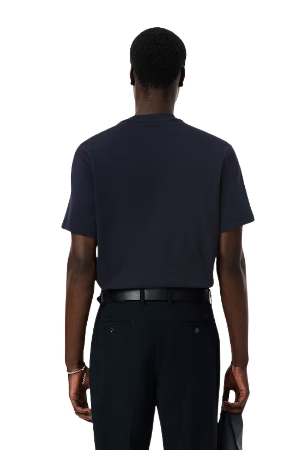 Camiseta Lacoste Colorblock Negra y Gris