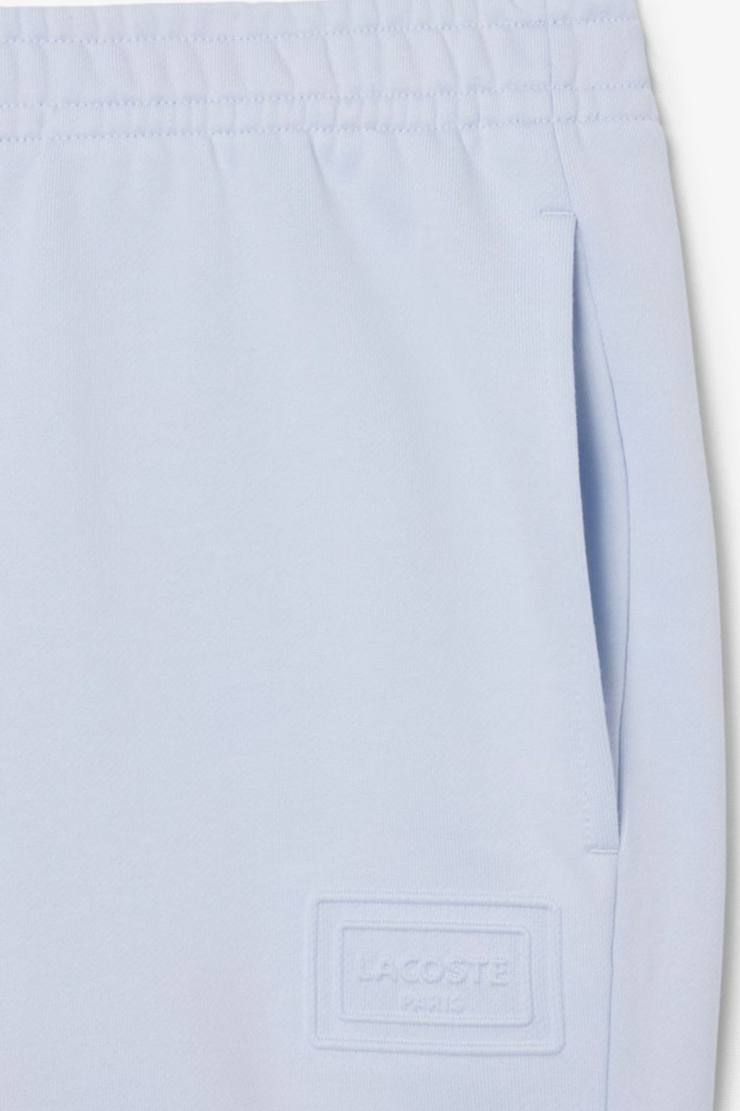 Bermuda Lacoste Regular Fit Fleece Celeste