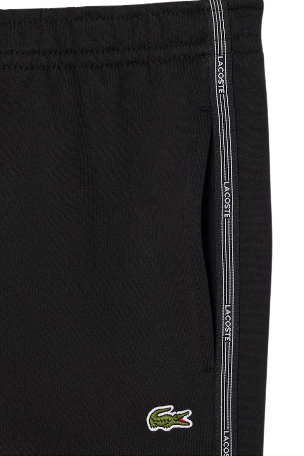 Bermuda Lacoste Franjas Negro