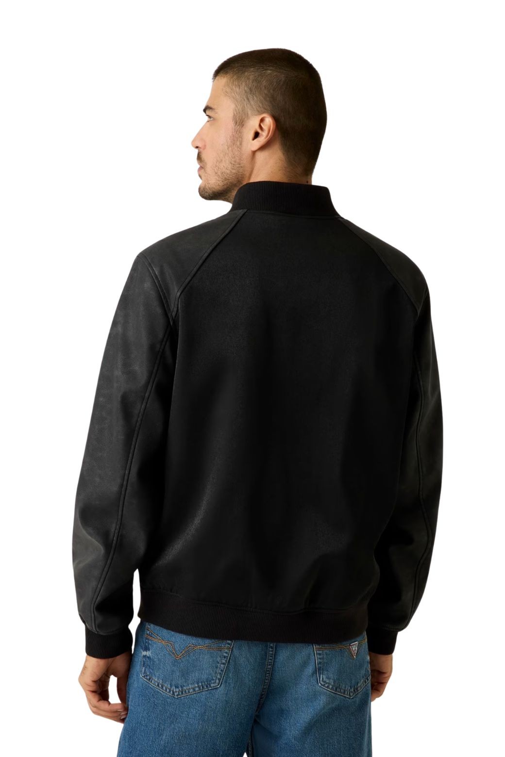 Chaqueta Guess Heritage Varsity Negra
