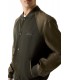 Chaqueta Guess Heritage Varsity Marron y Verde