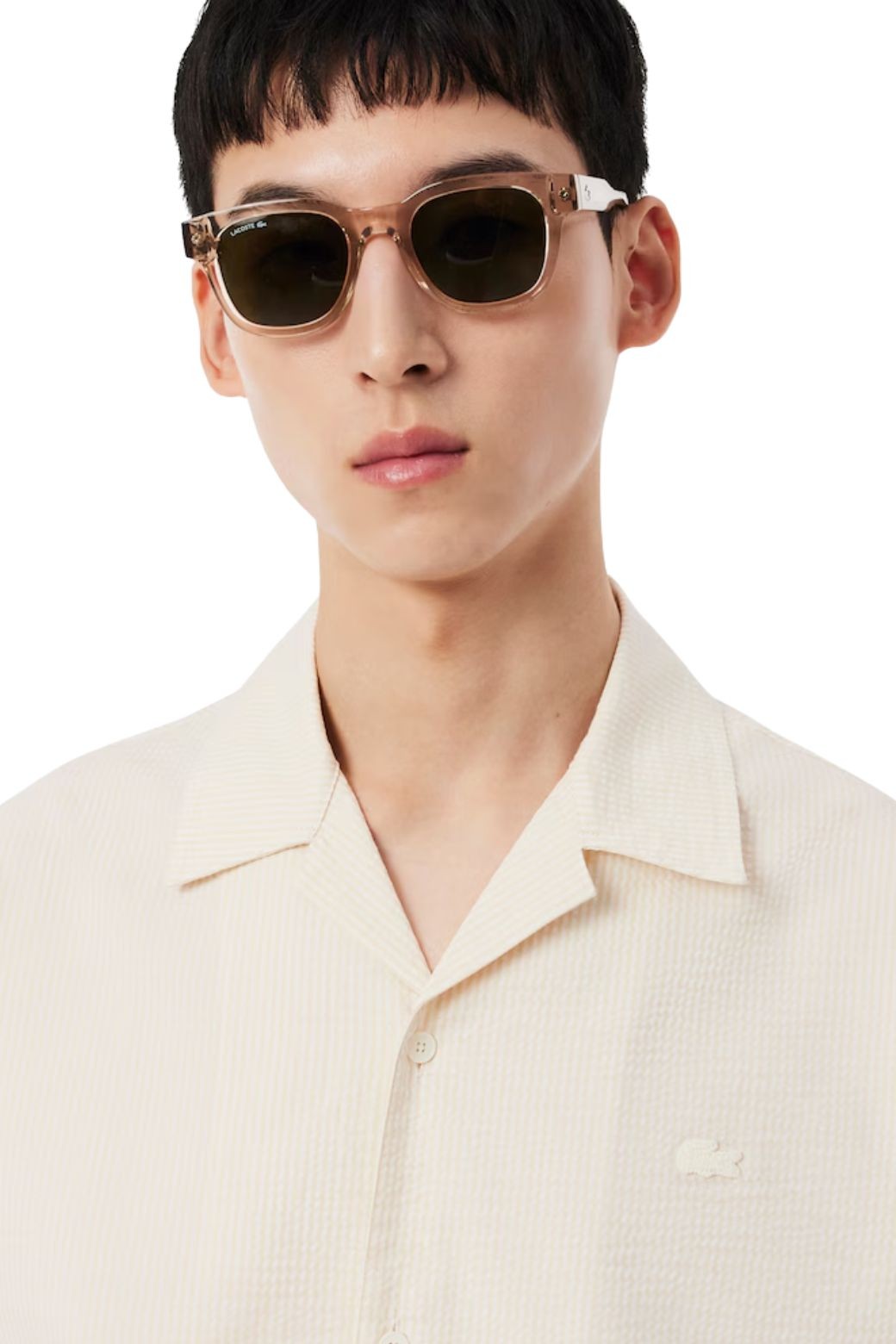 Camisa Lacoste Oversized Blanca