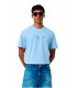 Camiseta Lacoste Printed Celeste