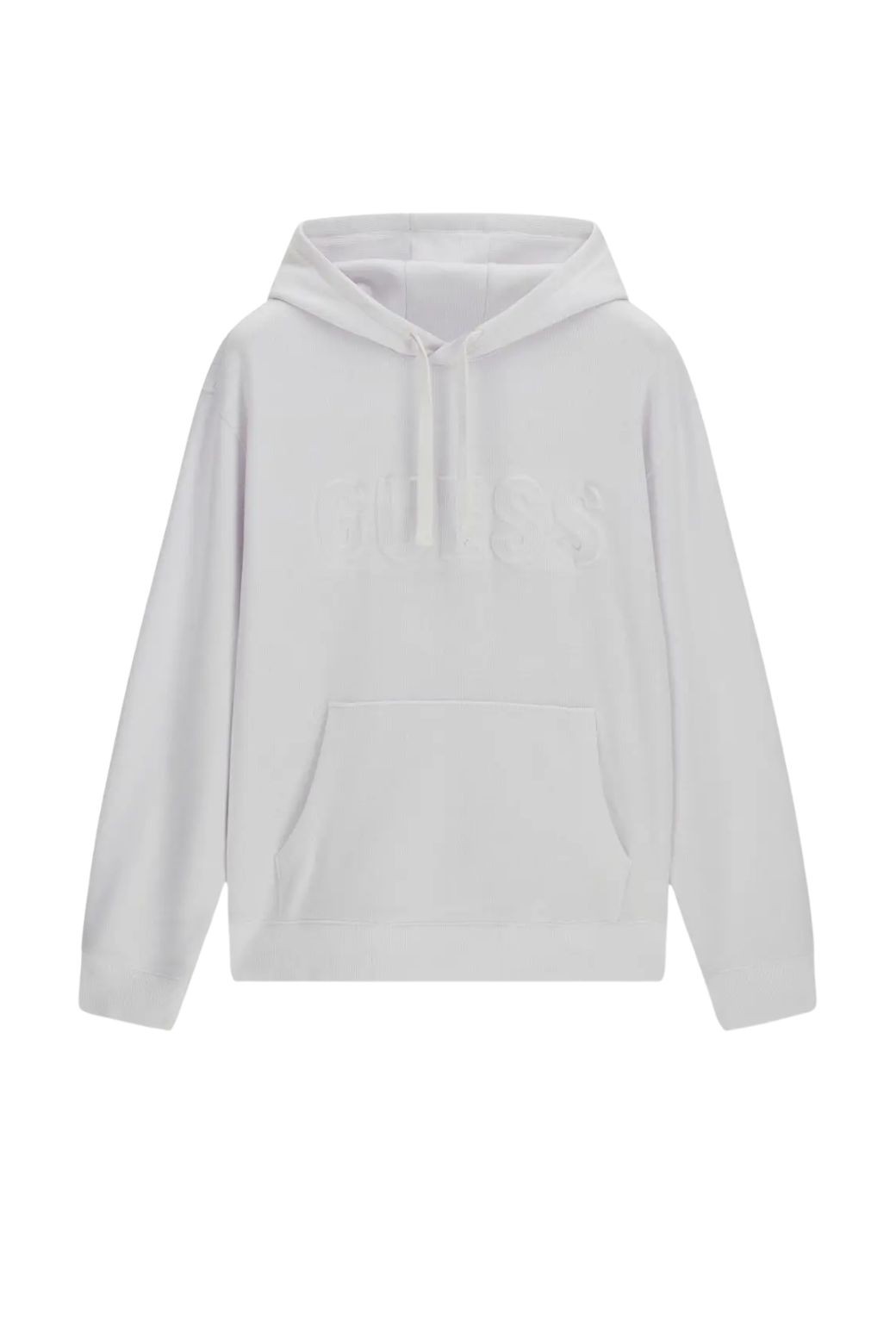 Sudadera Guess Logotipo Basic Blanca
