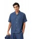 Camisa Lacoste Denim Relaxed Azul