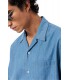 Camisa Lacoste Denim Relaxed Azul claro