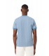 Camiseta Lacoste Jacquard Monogram Celeste