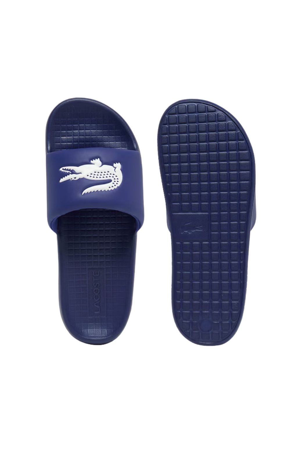 Chanclas Lacoste Serve Slide Azul