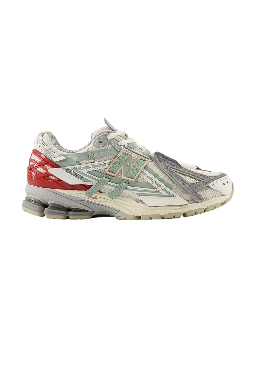 Zapatillas New Balance 1906 5DY Gris y Rojo