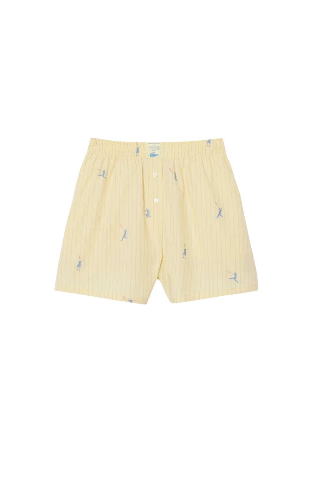 Bermuda Lacoste Poplin Jacquard Amarilla