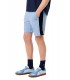 Bermuda Lacoste Colorblock Celeste y Azul marino