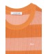 Vestido Lacoste Striped Mesh