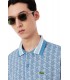 Polo Lacoste Jacquard Azul