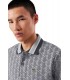 Polo Lacoste Jacquard Gris