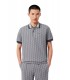 Polo Lacoste Jacquard Gris