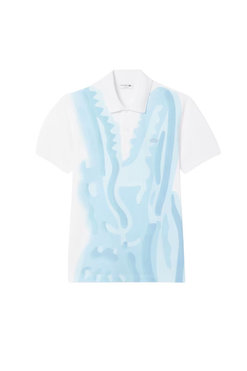 Polo Lacoste Degradado Blanco y Azul