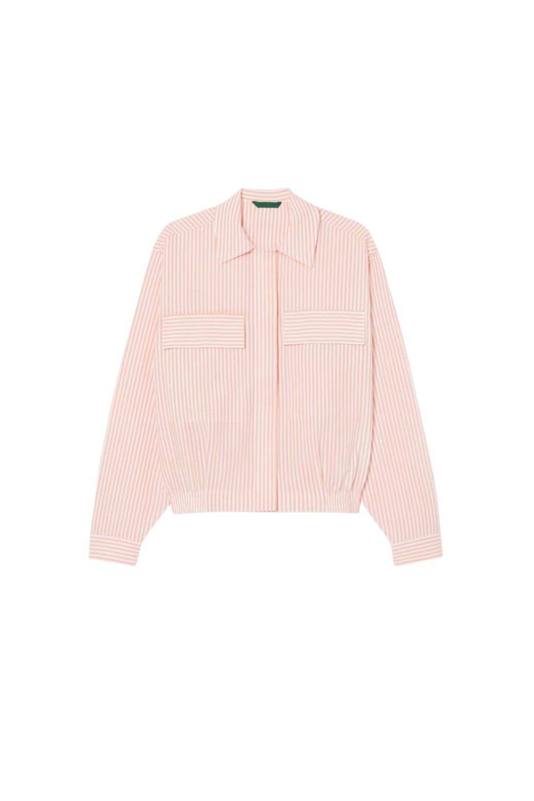Camisa Lacoste Rayas Rosa