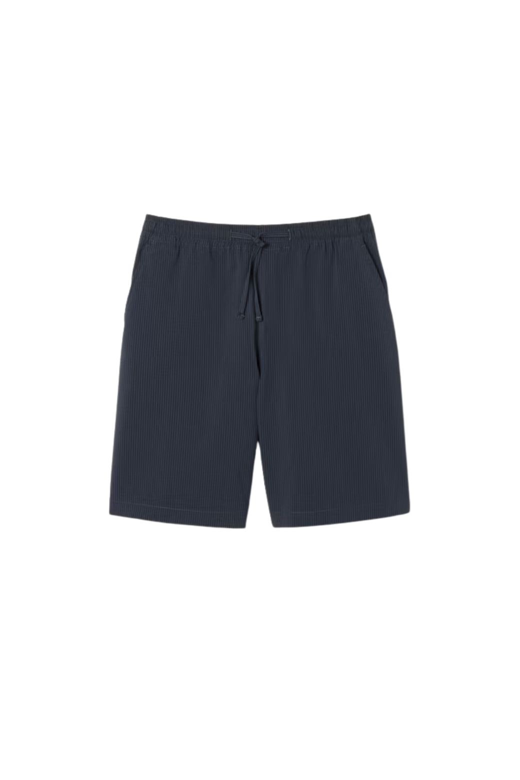 Bermuda Lacoste Seersucker Negra