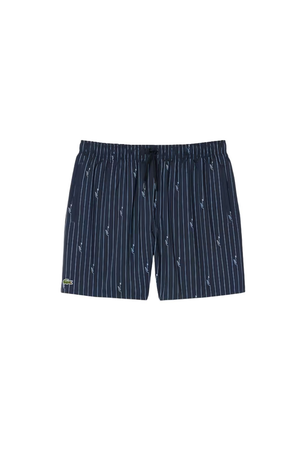 Bañador Lacoste Estampado Croc Negro